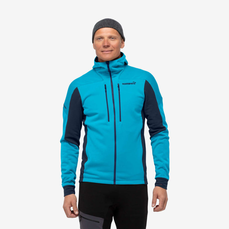 Load image into Gallery viewer, Norrona Trollveggen Powerstretch Pro Zip Hood Men&#39;s
