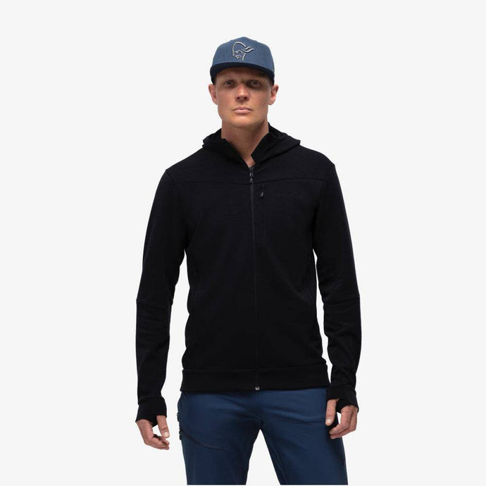 Norrona Falketind Warmwool2 Stretch Zip Hood Men's