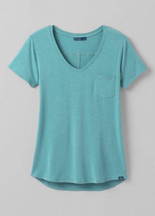 Prana Women's Foundation Short Sleeve Vneck